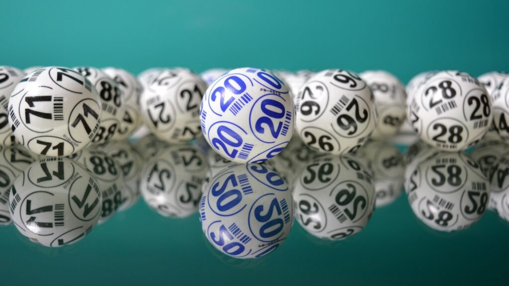 Bolas numeradas de sorteio